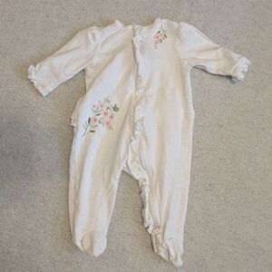 *4/$20* Baby girl 2 way zipper footed sleeper